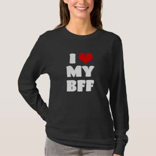 I Love MY BFF Bestie I Heart Best Friend Cute Matc T-Shirt