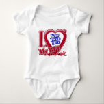 I Love My BFF red heart - photo Baby Bodysuit<br><div class="desc">I Love My BFF red heart - photo</div>