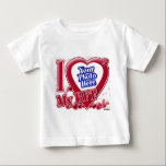 I Love My BFF red heart - photo Baby T-Shirt<br><div class="desc">I Love My BFF red heart - photo</div>