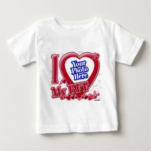 I Love My BFF red heart - photo Baby T-Shirt