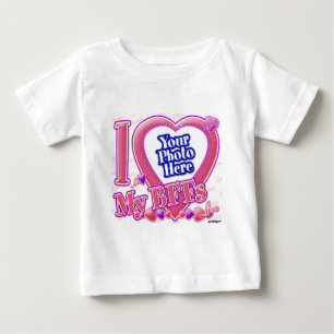 I Love My BFFs pink/purple - photo Baby T-Shirt