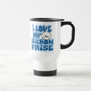 I Love My Bichon Frise Travel Mug