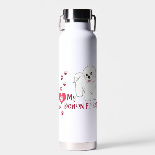 I Love My Bichon Frise! Water Bottle