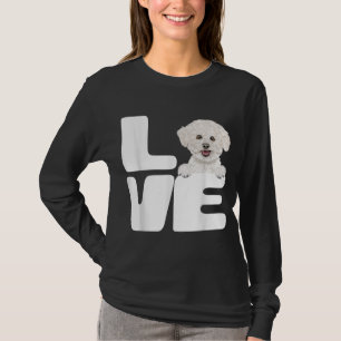 I Love My Bichons Frise Dog Lover T-Shirt