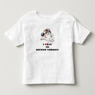 I Love My Biewer Yorkie Toddler T-Shirt