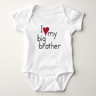 I Love my Big Brother Baby Bodysuit