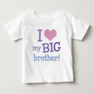 I Love My Big Brother Baby T-Shirt