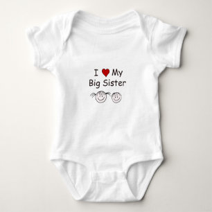 I Love My Big Sister! Baby Bodysuit