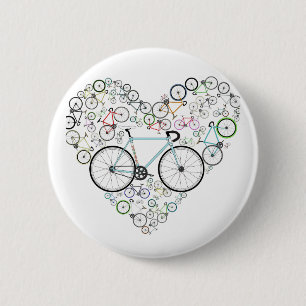 I Love My Bike 6 Cm Round Badge