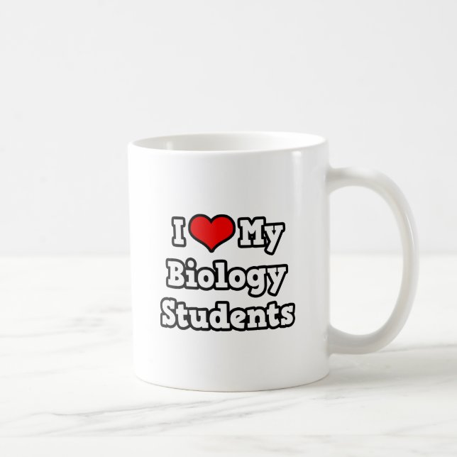 I Love My Biology Students Coffee Mug (Right)