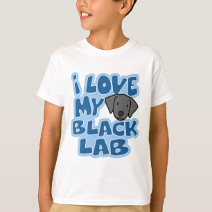 I Love My Black Lab T-Shirt