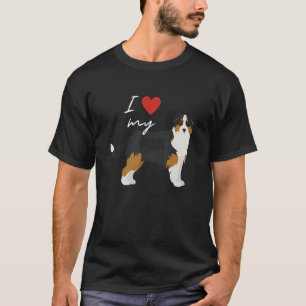 I Love My Black & Tan Australian Shepherd Dog T-Shirt