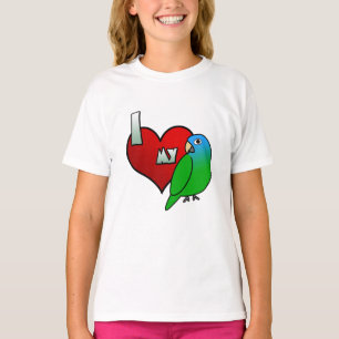 I Love my Blue Crowned Conure T-Shirt