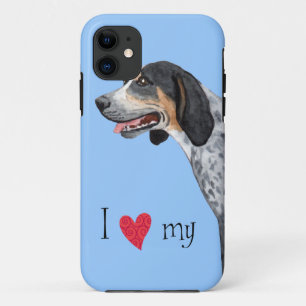 I Love my Bluetick Coonhound Case-Mate iPhone Case