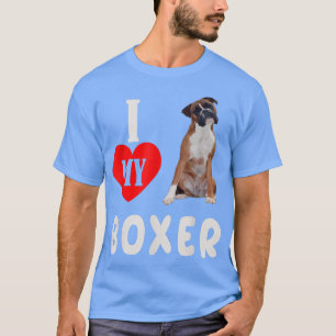 I Love my Boer Dog Pet Lover Mum Dad Apparel  T-Shirt