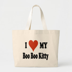 I Love My Boo Boo Kitty Tote Bag