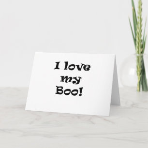 I Love my Boo Card