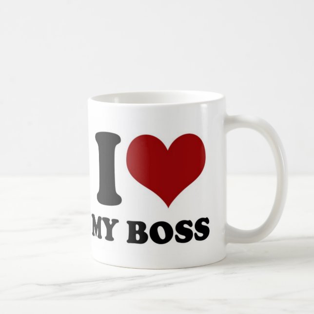 I love My Boss - mug (Right)