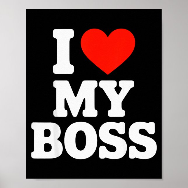 I Love My Boss  Poster (Front)