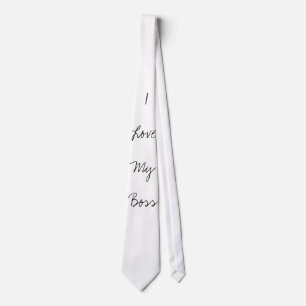 I Love My Boss Tie