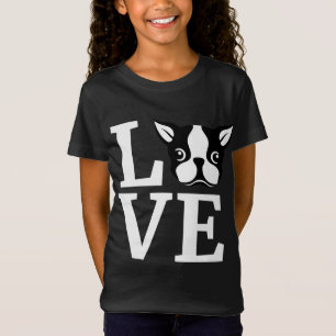 I Love My Bostie Gift for Dog Lover Boston Terrier T-Shirt