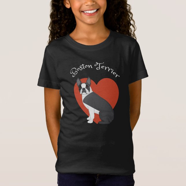 I love my Boston Terrier! T-Shirt (Front)