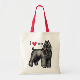 I Love my Bouvier Tote Bag