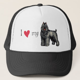 I Love my Bouvier Trucker Hat