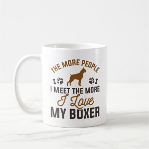 I Love My Boxer Coffee Mug