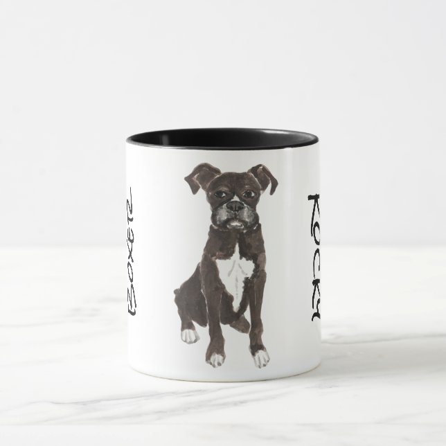 I love my Boxer  Mug (Center)
