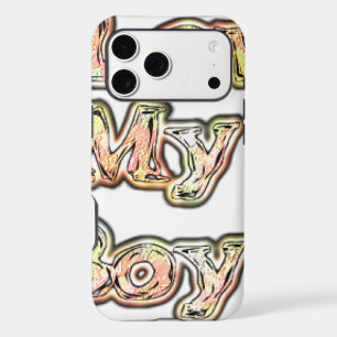 I Love My Boy Design Cool Vintage Collection Text