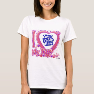 I Love My Boy pink/purple - photo T-Shirt