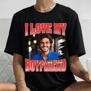 I Love My Boyfriend bootleg valentines day rap Tri-Blend Shirt