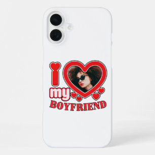 I Love My Boyfriend   I Heart My Boyfriend iPhone 16 Plus Case