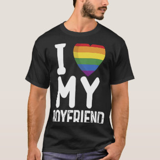 I Love My Boyfriend I Love My Best Boyfriend T-Shirt