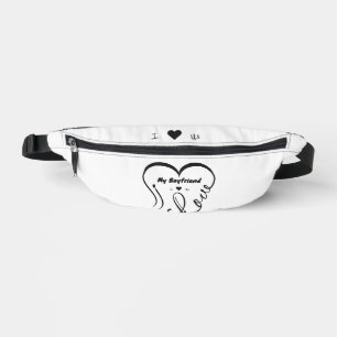 I Love My Boyfriend I ♥ Us Bum Bags