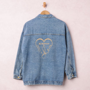 I Love My Boyfriend I ♥ Us Denim Jacket