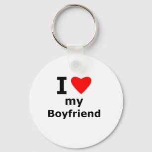 I Love My Boyfriend Key Ring