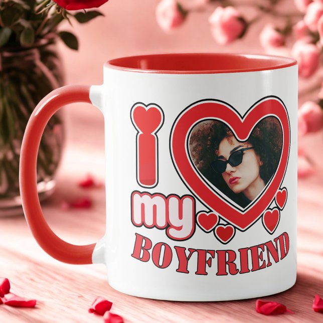 I Love My Boyfriend Personalised Mug (Creator Uploaded)