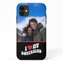 I Love My Boyfriend Personalised Photo