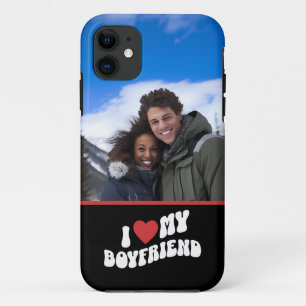 I Love My Boyfriend Personalized Photo Case-Mate iPhone Case