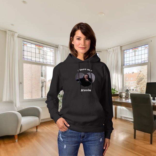 I love my boyfriend photo name hoodie (Creator Uploaded)