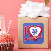 I Love My Boyfriend Photo Red Heart D R Blue