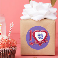 I Love My Boyfriend Photo Red Heart Purple
