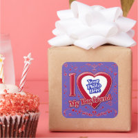 I Love My Boyfriend Photo Red Hearts Purple
