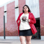 I Love My Boyfriend Simple Personalised Photo<br><div class="desc">Women's Plus Size Personalised "I Love my Hot Boyfriend" custom text and photo tshirt design that you can use to create your own "I love my boyfriend" shirt. Colours and fonts can be edited, just click 'customise further' for full design control. This style is perfect for a simple, minimal, more...</div>