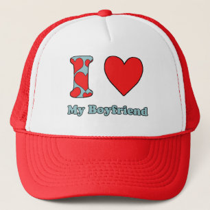 I love My Boyfriend Trucker Hat