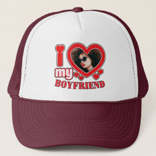 I Love My Boyfriend Trucker Hat