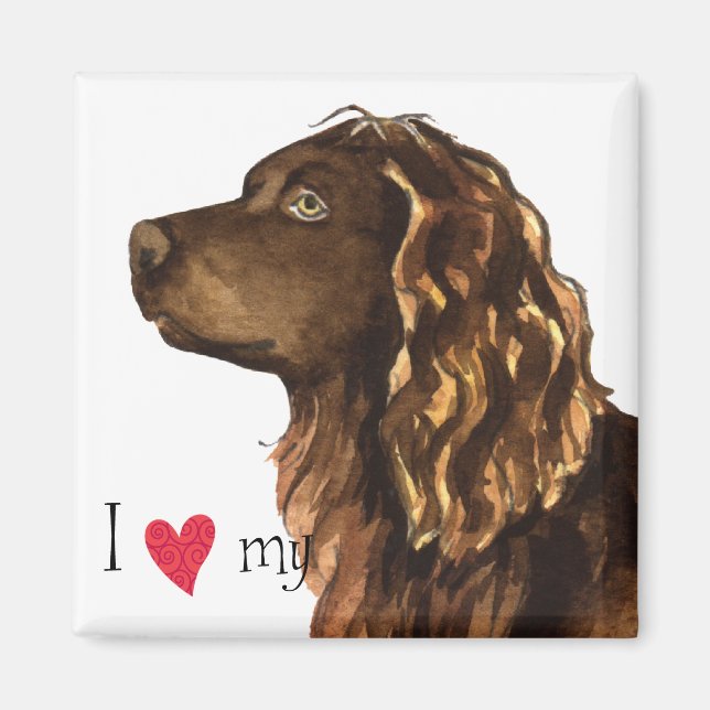 I Love my Boykin Spaniel Magnet (Front)
