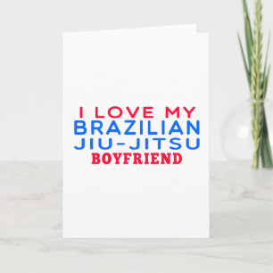 I Love My Brazilian Jiu-Jitsu Boyfriend Card